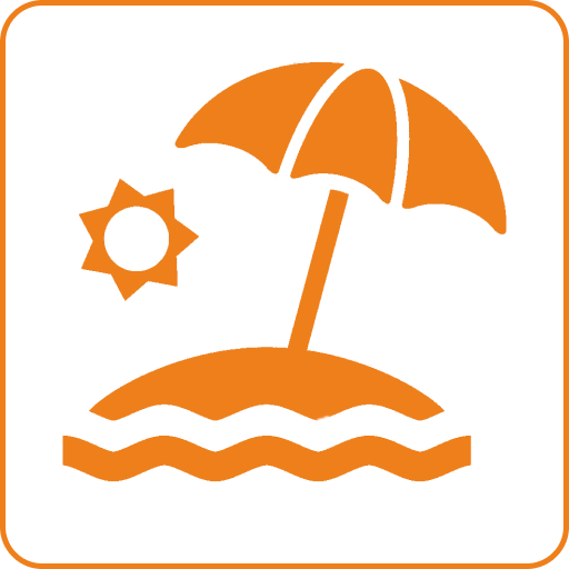 Чистый пляж